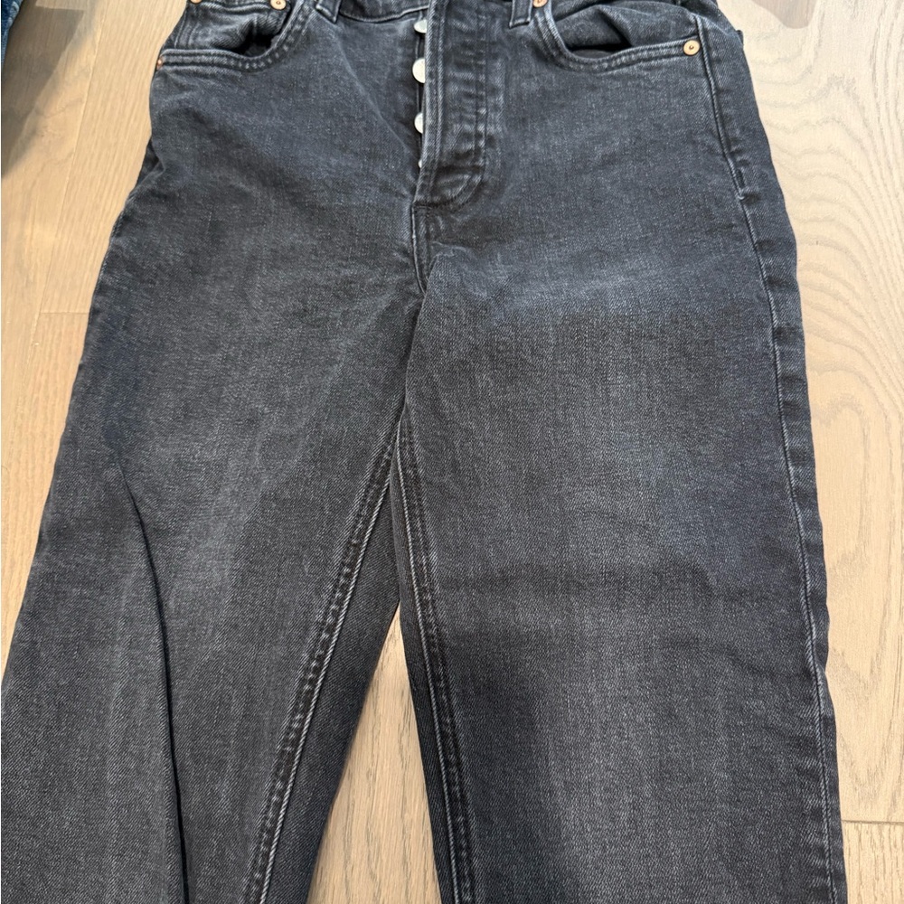 Aritzia Denim forum high rise arlo straight leg jeans